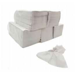 Falthandtücher Weiß Einmal Papier 1-lagig V-Falz