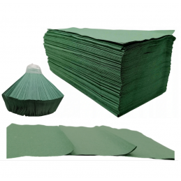 Papierhandtücher Handtuchpapier Falthandtüche Einmalhandtüche Papier ZZ Grün