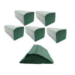 Papierhandtücher Handtuchpapier Falthandtüche Einmalhandtüche Papier ZZ Grün